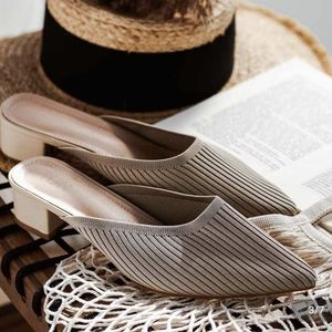 TIJN Cream Helka Mules